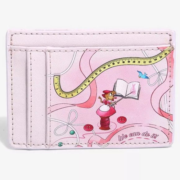 DANIELLE NICOLE DISNEY CINDERELLA Measuring Tape MINI BACKPACK & CARDHOLDER SET! - Picture 7 of 11